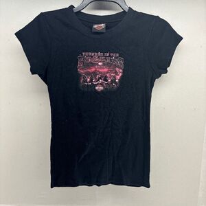 Harley Davidson Thunder in the Rockies Shirt 2007 T-shirt Sleeveless Medium Lady